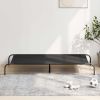 Elevated Dog Bed Black Oxford fabric and powder-coated steel