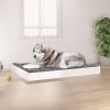 Dog Bed White Solid pine wood Medium Simple Dog Bed