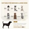 Comfortable Large Dog Couch Charcoal Gray with Foam Cushioning and Extra Pillow for Medium and Large Dogs