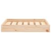 Dog Bed Natural Pinewood Untreated Solid Pine Medium Sturdy
