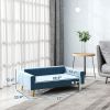 Modern Pet Bed, Cat Dog Sofa, Velvety Dog Couch for Small to Medium Dogs, Dark Blue