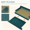 Dog Couch for Large Dogs, Dog Couch bed Large w/ Washable Cover, Wooden Legs, Soft Pet Couch for Comfort Sleep, Teal
