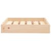 Dog Bed Natural Solid pine wood Small Durable Dog Bed