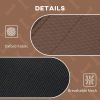 Elevated Portable Dog Cot Pet Bed with UV Protection Canopy Shade, 36 inch, Coffee