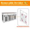 63'' Large Dog Crate Furniture for Double Dog, Wooden Dog Kennel with 2 Drawers,Divider and Sliding Door