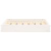 Dog Bed White Solid pine wood Medium Tough Dog Bed