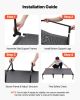 VEVOR Elevated Dog Bed for Large Dog Portable Raised Dog Cot with Metal Frame XL