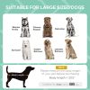 Elevated Dog Bed with Removable Canopy, Outdoor Dog Cot with UV Protection Canopy Shade, 36 inch Large Pet Bed for Camping, Gray