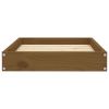 Dog Bed Honey brown Solid pine wood Small Durable Dog Bed