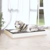 Dog Bed White Solid pine wood Medium Simple Dog Bed