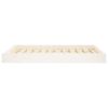Dog Bed White Solid pine wood Medium Simple Dog Bed