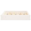 Dog Bed White Solid Pine Wood Small Dog Bed Rectangular