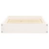 Dog Bed White Solid Pine Wood Small Dog Bed Rectangular