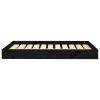 Dog Bed Black Solid Pine Wood Medium Durable Dog Bed