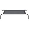 Dog Bed Black 30% Polyester, 70% PVC, Powder-Coated Steel Large