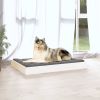 Dog Bed White Solid pine wood Medium Minimalistic Dog Bed