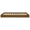 Dog Bed Honey Brown Solid Pine Wood 40.0 x 29.1 x 3.5 in Durable