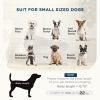 Elevated Dog Sofa Pet Bed with Storage Soft Cushion for Small Medium Dogs Gray