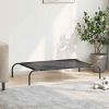Dog Bed Black 30% Polyester, 70% PVC, Powder-Coated Steel Large