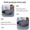 Orthopedic Dog Bed for Medium Dogs – Ultra-Comfortable Pet Couch with Removable Washable Cover, Waterproof Lining & Non-Skid Bottom, Grey