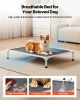 VEVOR Elevated Dog Bed for Large Dogs Portable Raised Dog Cot with Teslin Mesh L