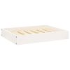 Dog Bed White Solid pine wood Medium Tough Dog Bed