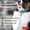 Ultra Soft Rolled Leather Dog Collar for Small Dogs 18 - 21 in Neck Soft Padded Dog Collars for Medium Dogs   Puppy Collars for Large Breed Dogs   Mal