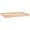 Dog Bed Natural Wood Solid Pine Wood 40.0 x 29.1 x 3.5 in