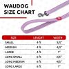 Recycled Cotton Dog Leash 10 Ft Eco Friendly Collar for Small Medium Large Dogs Reflective Dog Leash for Medium Dogs Strong Leashes for Large Breed Do