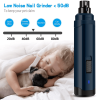 Dog Nail Grinder 2 Speeds Quiet USB Rechargeable Pet Nail Grinder Professional Pet Nail Trimmer Cordless Paws Grooming