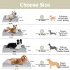 Orthopedic Dog Bed With High Support For Small And Large Breeds - Breathable, Waterproof Memory Foam Bed With Elevated Sides
